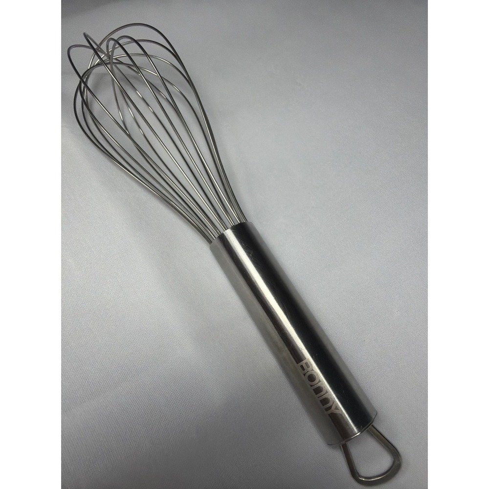 Bonny Stainless Steel Balloon Whisk Kitchen Tool Silver Metal Professional Style